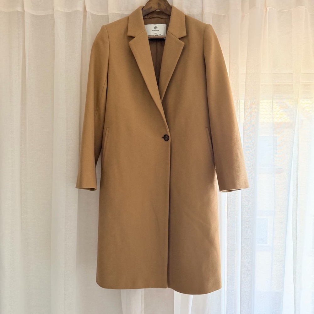 ARITZIA BABATON STEDMAN COAT IN CAMEL/ GOLD - Picture 6 of 9